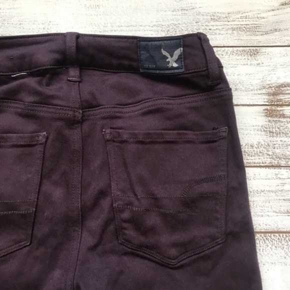 AMERICAN EAGLE HI-RISE JEAN JEGGING CROP - Picture 6 of 8